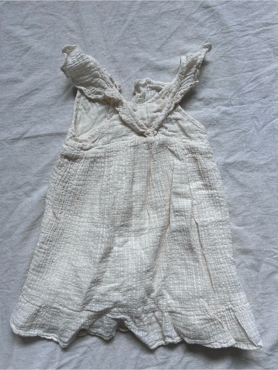 Zara Other - Zara Cream Textured Girls Casual Dress